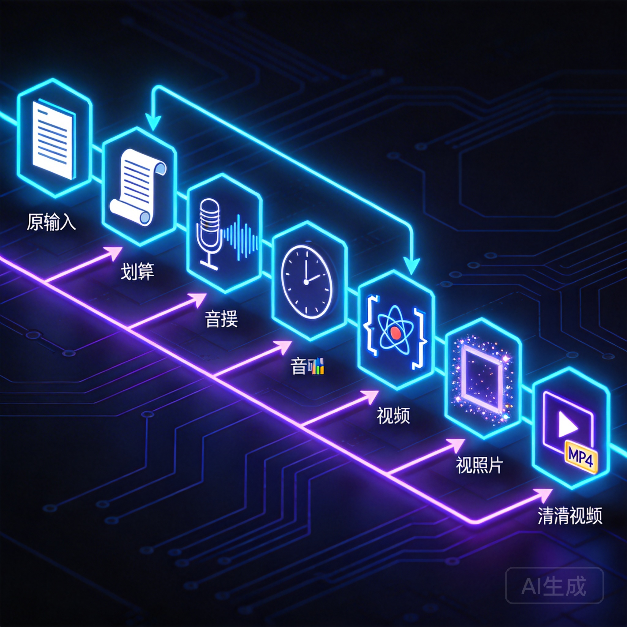 7步工作流：从文章到MP4